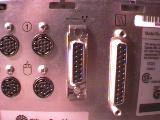 The AUI Ethernet port